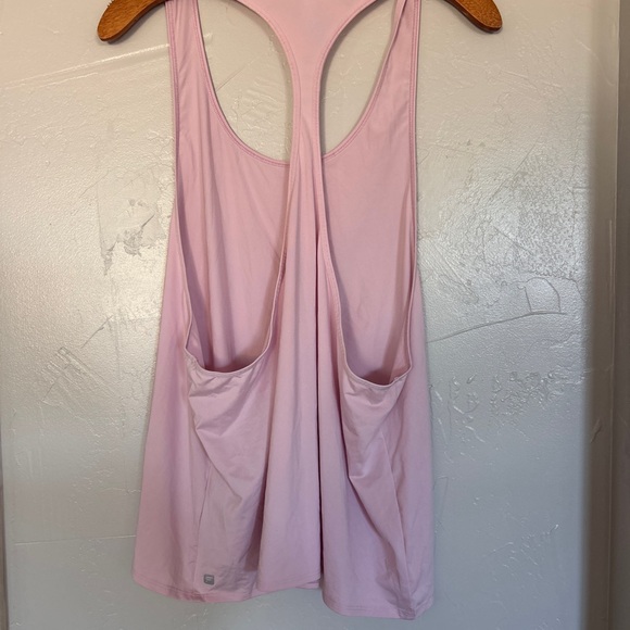 Fabletics Light Pink Racerback Tank Top - Picture 3 of 3
